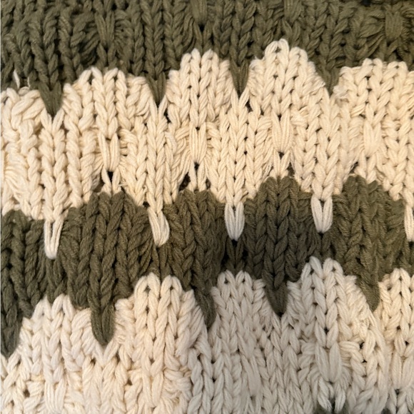 POL Green and Cream Cardigan - Picture 3 of 4